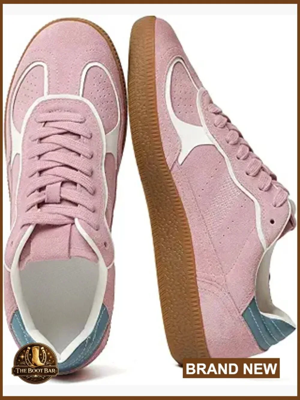 Low Top Lace Up Platform Sneakers with Gum Sole Suede Leather Dressy Casual